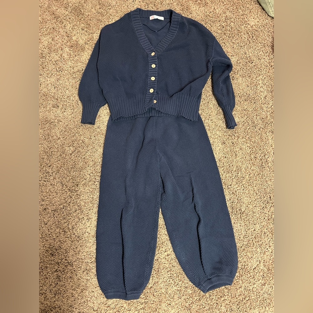 Free People Hailee cardi set